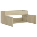 Sink Cabinet Sonoma Oak 100x38.5x46 cm Chipboard