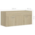 Sink Cabinet Sonoma Oak 100x38.5x46 cm Chipboard