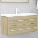 Sink Cabinet Sonoma Oak 100x38.5x48 cm Chipboard