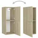 Bathroom Cabinet Sonoma Oak 30x30x80 cm Chipboard