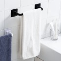 Towel Bar Bath Towel Clothes Hanger Nail-free Wall Mount Towel Rack Holder for Bathroom Kitchen Towel Storage Self