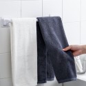 Towel Bar Bath Towel Clothes Hanger Nail-free Wall Mount Towel Rack Holder for Bathroom Kitchen Towel Storage Self