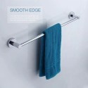 Bath Towel Rack 23 Inch Bathroom Shelves Wall Mounted Drilling Towel Holder Towel Bar Rustproof Stainless Steel Towel Shelf