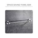 Bath Towel Rack 23 Inch Bathroom Shelves Wall Mounted Drilling Towel Holder Towel Bar Rustproof Stainless Steel Towel Shelf