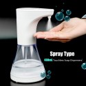 480mL Automatic Soap Dispenser Spray Type Touchless Soap Dispensers with IR Sensor Rinse-free Sanitizer Dispenser for Home Commercial Use