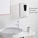 Fengjie Bathroom Touchless Hand Soap Machine Wall-mounted Foam Sanitizer Spray Hand Hygiene Automatic Sensor Hand Cleaner Induction Soap Dispenser Machine 1000ML (Batteries not included)