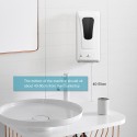 Fengjie Bathroom Touchless Hand Soap Machine Wall-mounted Foam Sanitizer Spray Hand Hygiene Automatic Sensor Hand Cleaner Induction Soap Dispenser Machine 1000ML (Batteries not included)