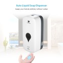 CHUANGDIAN Auto Infrared Soap Dispenser Wall Mounted Liquid Type Touchless 1000ml Automatic Soap Dispensers Hands Cleaning Machine for Home Bathroom Kitchen Hotels Restaurants (White)