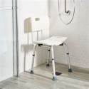 Adjustable Height Elderly Bath Tub Shower Chair Bench Stool Seat Non-slip