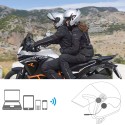 Motorcycle Helmet Headset Bluetooth 5.0+EDR Headphones Wireless Helmet Earphone Hands free with Mic Music Call Control