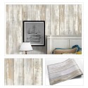 Multi-purpose PVC Vintage Self-adhesive Wood Grain Floor Wall Contact Paper Covering Waterproof Peel & Stick Wallpaper Stickers Home Decor