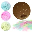 100Pcs Gorgeous Night-luminous Fluorescent Glow Stars Stickers Home Decor Wall Sticker for Kids Bedroom