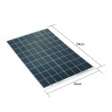 60W 12V Semi Flexible Solar Panel Device Battery Charger (for 60W devices)