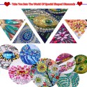 DIY 5D Diamond Painting Clock with Watch Movement Kit Special-shaped Diamond Embroidery Home Decor