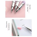 Creative Signing Pen Gel Ink Pen Quicksand Lipstick Design Black Ink for School Students Office