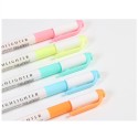 5 Colors Dual Tip Highlighter Pens Broad Chisel and Fine Tips Marker Pen for for School Students Office Home Supplies