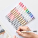 12pcs/set Gel Pen 0.5mm Pen Lead Colored Gel Ink Pens Comfort Grip for Drawing Painting Writing Coloring Books Art Project Office School Supplies