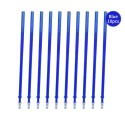 10 Pieces Blue Ink Erasable Gel Ink Pen Refills Fine Point 0.5mm Replacement Gel Pen Refills for Erasable Pens Office School Writing Stationery Supplies