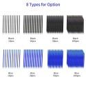 10 Pieces Blue Ink Erasable Gel Ink Pen Refills Fine Point 0.5mm Replacement Gel Pen Refills for Erasable Pens Office School Writing Stationery Supplies