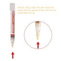 Wood Burning Pen Chemical Pyrography Marker Pen Safe Tool for DIY Projects Wood Painting   Reversible Fine Tip with Oblique Head and Round Head Upgrade Version