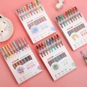 9 Color Gel Ink Pens Set Retractable Drawing Gel Pens 0.5mm Pen Lead for Journaling Writing Note Taking Coloring School Office Home Stationery Supplies