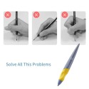 Mechanical Pencil 0.7mm HB Lead Automatic Pencil Correction Uninterrupted Lead Non-slip Silicone Handle Elementary School Office Stationery Professional Exam Doodle Pencil