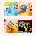 Liquid Chalk Pen Marker 8 Bright Colors 6mm Reversible Tip Round and Chisel Erasable Water-based Chalkboards Marker Pens Non Toxic Quick Drying for Blackboard Glass Windows Mirrors Office Home Restaurants Supplies