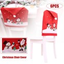 Christmas Chair Cover Non-woven Christmas Decoration Chairs Protection