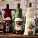 Christmas Wine Bottle Bag Santa Claus Snowman Wine Bottle Cover Christmas Gift Decorations Supplies