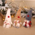 Christmas Decoration Doll Couple Forest Man Standing Pose Doll Christmas Tree Party Decoration