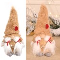 Christmas Decoration Doll Couple Forest Man Standing Pose Doll Christmas Tree Party Decoration