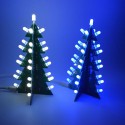 DIY Star Effect 3D Colorful L-ED Decorative Christmas Tree Kit