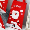 3pcs Christmas Gift Bags with Handles Reusable Grocery Bags Shopping Bags Candy Bag Treat Bags for Christmas Party Wedding Gift Snack Wrapping