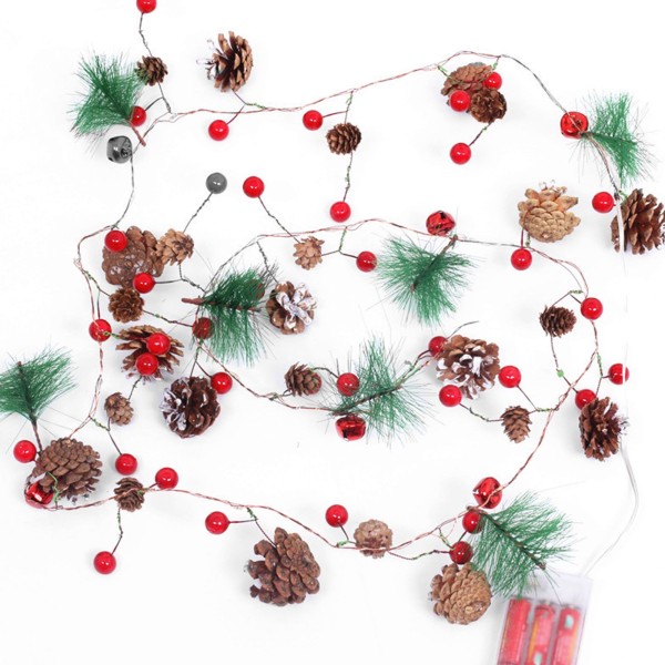 7.21ft 20LEDs Fairy String Lights Christmas Decorative Hanging Lights Warm White Bulbs Copper Wire Lights Garden Patio Landscape Backyard Lighting for Wedding Party Outdoor