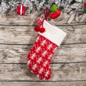 3Pcs Knitted Woolen Christmas Socks Christmas Tree Decorations Children's Holiday Gift Bags Candy Socks Christmas Decoration