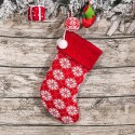 3Pcs Knitted Woolen Christmas Socks Christmas Tree Decorations Children's Holiday Gift Bags Candy Socks Christmas Decoration