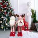 Christmas Decoration Santa Claus Elf Doll Ornament Desktop Collectible Doll Ornament Swedish Gnome Plush Doll Xmas Gift Holiday Festivals Decorations