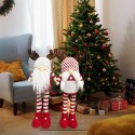 Christmas Decoration Santa Claus Elf Doll Ornament Desktop Collectible Doll Ornament Swedish Gnome Plush Doll Xmas Gift Holiday Festivals Decorations