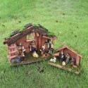 Nativity Figurines Wooden Nativity Scene with Christmas Figures Wooden Nativity Stable includes Mary Joseph Wise Men