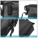 Waterproof Bicycle Handlebar Bag Roll-top Cycling Handlebar Bag Pannier for Mountain Bikes Electric Bike Scooter