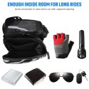 Touch Screen Bike Handlebar Bag Waterproof Front Frame Top Tube Bicycle Pouch Double Pannier Pack Large Capacity Cycling Front Storage Bag