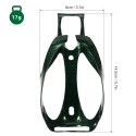 Bike Water Bottle Holder Carbon Fiber Drinking Kettle Cage Lightweight Bicycle Water Bottle Mount Gloss or Matte Bottle Brackets for Road and Mountain Bikes