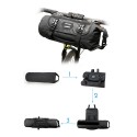 Bike Handlebar Bag Waterproof Adjustable Capacity Bicycle Front Tube Bag with Detachable Cycling Dry Pack (3-7L)