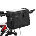 Bicycle Handlebar Bag Cycling Bike Front Tube Bag Bike Pannier Shoulder Bag Carrier Pouch