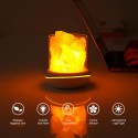 Salt Lamp Himalayan Salt Stone Night Light  Aromatherapy Diffuser Dimmer Switch 7 Colors LED Rock Crystal Night Lamp Portable USB for Car Home Office Bedroom Desktop Decoration