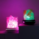 Salt Lamp Himalayan Salt Stone Night Light  Aromatherapy Diffuser Dimmer Switch 7 Colors LED Rock Crystal Night Lamp Portable USB for Car Home Office Bedroom Desktop Decoration