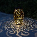 Solar Power Energy LED Lantern Light Outdoor Hanging Lamp IP44 Water Resistance for Patio Garden Courtyard Pathway