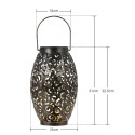 Solar Power Energy LED Lantern Light Outdoor Hanging Lamp IP44 Water Resistance for Patio Garden Courtyard Pathway