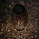 Solar Power Energy LED Lantern Light Outdoor Hanging Lamp IP44 Water Resistance for Patio Garden Courtyard Pathway