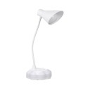 LED Desk Lamp Desk Light Lamp Touch Control Dimming Light, Flexible USB Rechargeable Eye-Caring Study Table Lamp, Adjustable Children Book Light with Base Light for Study Bedroom